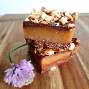 Raw peanut butter slice