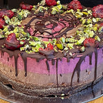 Chocolate Raspberry Cheesecake